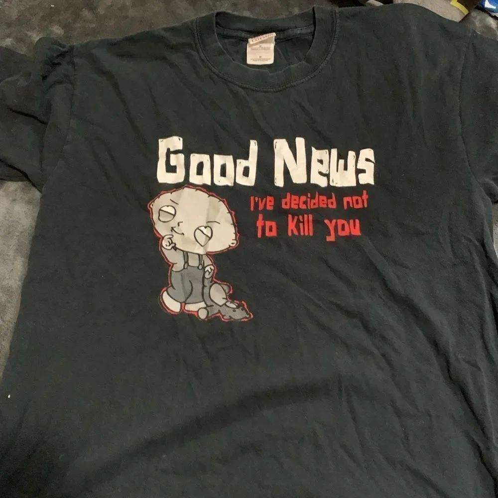 Y2k family guy shirt stewie